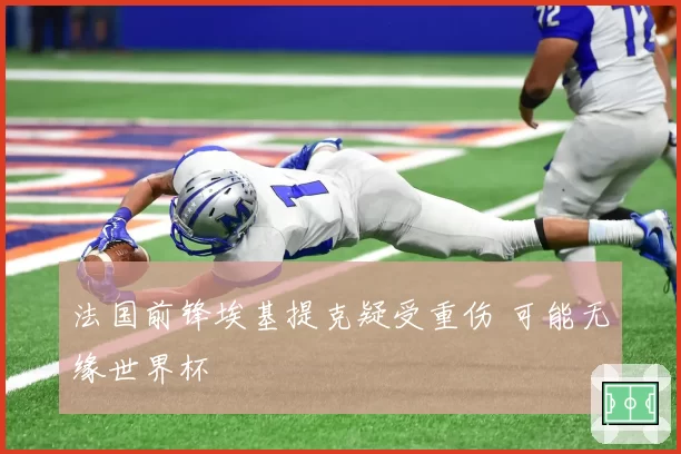 法国前锋埃基提克疑受重伤 可能无缘世界杯