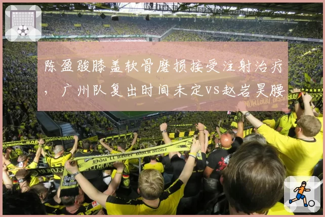 陈盈骏膝盖软骨磨损接受注射治疗，广州队复出时间未定vs赵岩昊腰部挫伤基本痊愈，天津队确认可参加新赛季